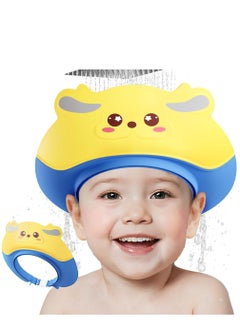 Buy Baby Shower Cap, Shield Bathing Cap for Kids, Soft Silicone Adjustable Baby Hair Washing Guard, Bath Shield Visor Hat for Eyes Ears Head Protection, Kids Hair Washing Shield Hat in Saudi Arabia