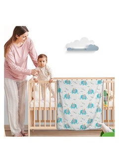 Buy Nurtur - 100% cotton Knitted Baby Blanket TRHA24246 in Saudi Arabia