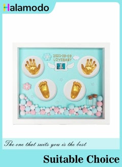 Buy DIY Handprint or Footprint Mud Souvenir for Newborn Girls and Boys in Saudi Arabia