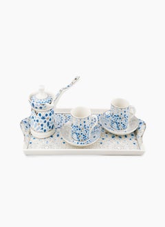 Buy Rosa Nogoum 6pcs Turkish Coffee Set|Suitable Ramadan and Eid Decoration & Celebration|Perfect Festive Gift for Home Decoration in Ramadan, Eid, Birthdays, Weddings. in UAE