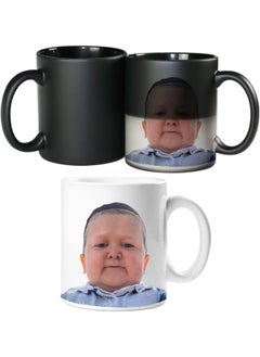 اشتري Hasbulla Design - Heat Changing Meme Mug Novelty Office Joke Gag Gifts For Friends - Funny Coffee Magic Mug By Spoil Your Wall في الامارات