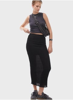 Buy High Waist Maxi Skirt in UAE