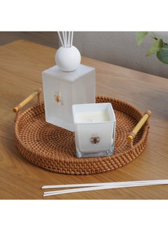 اشتري Senses Dahlia Scented Jar Candle 220gm - White - 28 Hrs في الامارات