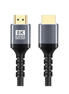 Buy HDMI Cable 4K 2M HDMI 2.0 18Gbps High-Speed 4K@60Hz HDMI to HDMI Video Wire Ultra HD 3D 4K HDMI Cord Braided Compatible with MacBook Pro UHD TV Nintendo Switch Xbox Playstation PS5/4 PC Laptop in UAE