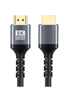 اشتري HDMI Cable 4K 2M HDMI 2.0 18Gbps High-Speed 4K@60Hz HDMI to HDMI Video Wire Ultra HD 3D 4K HDMI Cord Braided Compatible with MacBook Pro UHD TV Nintendo Switch Xbox Playstation PS5/4 PC Laptop في الامارات