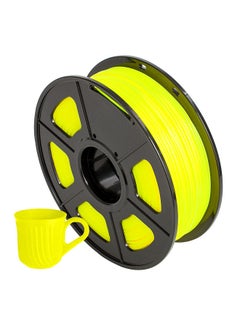 اشتري PLA 3D Printer Filament 1.75mm Dimensional Accuracy +/- 0.02mm 1kg(2.2lbs) Spool, Yellow في الامارات