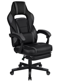 اشتري Luxury Gaming Throne: Height Adaptable Racing Chair with 360 Degree Swivel and Premium Tilt Mechanism for Home Office. Premium Ergonomic Racing Gaming Chair with Adjustable Seat Footrest and Headrest في السعودية