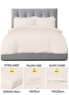 Buy 4 Pieces Single Size Bedding Cover Set in UAE