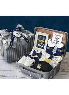 Buy New Born Gift Set Baby boy Pilot Theme in Saudi Arabia