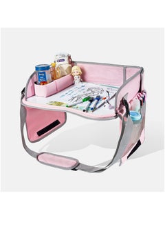 اشتري Kids Travel Tray for Car Car Seat Tray for Kids Travel Car Trays for Kids Roadtrip Essentials Carseat Table Tray for Kids Road Trip Activities Toddler Lap Desk Organizer for Airplane في الامارات