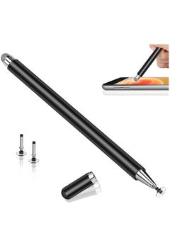 Buy Stylus Pen, Stylus Pens for Touch Screens High Sensitivity Capacitive iPad Pencil Compatible with iPad Tablet iPhone Android Smartphone Samsung Galaxy Note/Tab (2 Replaceable Disc Tips, Magnetic Cap) in UAE