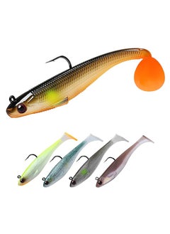 اشتري 5Piece Fishing Lure Minnow Set, Well-made Easy Catching Lures for Family Fishing, Great Action Swimbait with Spinner, All-conditions Fishing Gear for Bass Trout, Fishing Jigs في الامارات