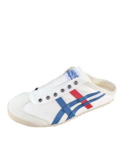 Buy 【Summer Only】Men and Women Mexico66 Sabot - Slip On Canvas Cool Summer Casual Sandals Shoes Blue/White/Red in UAE