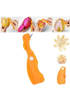 Buy Folding Multifunctional Peeler,New Orange Peeler, 5 in 1 Vegetable and Fruit Peeler, Creative Kitchen Orange Peeling Gadget in Saudi Arabia