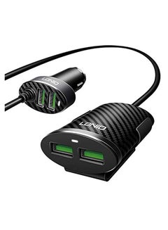 Buy LDNIO C502 4 USB Port Adapter 5.1A Car Charger in Egypt