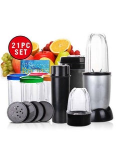 Buy 21 in 1 Mixer Blender Juicer 21 Pieces Kitchen Food Processor in UAE