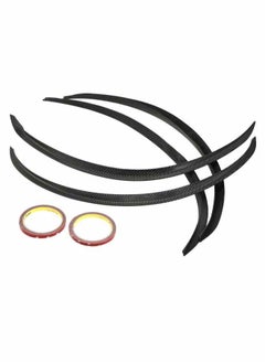 Buy Carbon Fibre Car Wheel Eyebrow Set With Tapes in Saudi Arabia