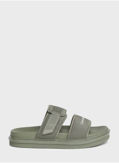 Buy Logo Double Bar Sandals in Saudi Arabia