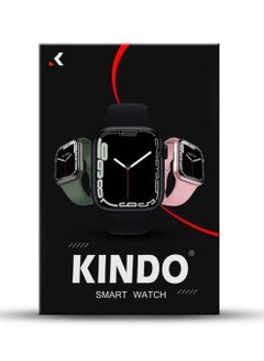 Buy Smart Watch With Distinctive Specifications Size 44 With Additional Accessories compatible With All Devices Running Android and IOS Black Color From Kindo in Saudi Arabia