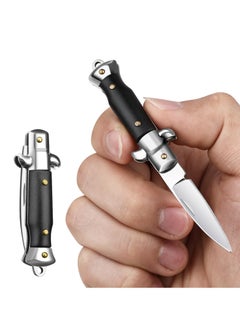 اشتري Small Pocket Knife, Cool Folding Knives Box Cutter, Mini EDC Knife with Unique Design, Little Tiny Knives for Every Day Carry, Camping, Hiking and Outdoor, Small Gift for Women Men في الامارات