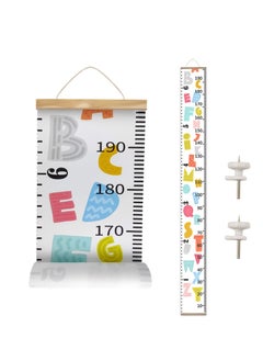 اشتري Growth Chart for Kids, Wall Sticker Removable Height Measure Chart Portable Growth Chart Cute Wall Ruler for Baby Girls Boys Toddler Bedroom في الامارات