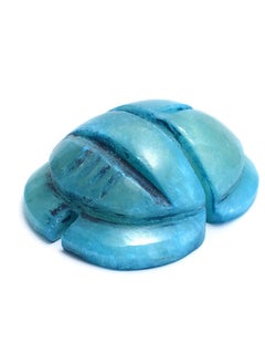 Buy immatgar pharaonic alabaster  Scarab Statue ancient Egyptian souvenirs gifts for women and men Home Décor Sculpture Pharaohs art (Light Blue - 7.5 CM Long) in Egypt