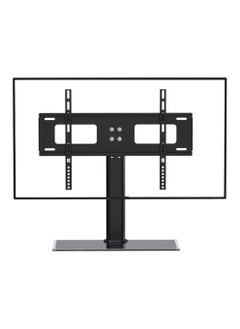 Buy NEW Universal TV Stand for 32-50 Inch LCD/LED/OLED TVs Tabletop TV Stand Base with VESA up to 380x460mm Height Adjustable TV Stand Mount Holds up to 50KG with Tempered Glass in Saudi Arabia