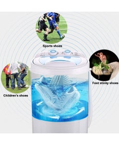 Buy Shoe Washing Machine Small Household, Portable Lazy Washing Machine, 360° Cleaning, 10 Minutes Fast Cleaning, Safe Material Does Not Hurt Shoes Blue/White in UAE