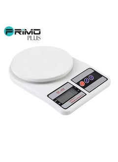 Buy Digital Kitchen Scale Up to 10 KG White in Saudi Arabia