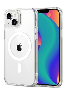 Buy ESR for iPhone 14 Plus Case, Compatible with MagSafe, Shockproof Military-Grade Protection, Yellowing Resistant, Magnetic Phone Case for iPhone 14 Plus, Classic Hybrid Case (HaloLock), Clear in Saudi Arabia