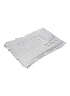 Buy Baby Bed with Thick Mattress Pillow for Newborn Babies 80x55cm in Saudi Arabia