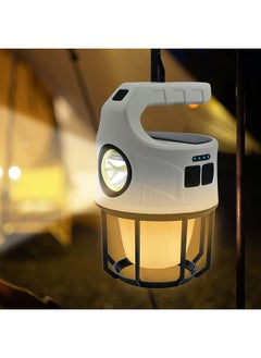 Buy Solar Camping Lamp LED Camping Lantern Tent Light USB Rechargeable Camping Lights Emergency Lantern 3 Modes Waterproof Outdoor Lantern for Camping Hiking in Saudi Arabia