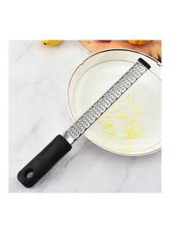 Buy Multi-Function Stainless Steel Grater Silver/Black in Saudi Arabia