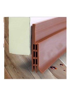 Buy Under Door Sweep Weather Stripping Brown 91 x 5cm in UAE