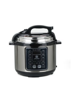 اشتري 10 In 1 Electric Pressure Cooker Instant Programmable Smart Pot 1050 Watts Rice Cooker, 6 Liters, 10 Smart Programs Black MES6817 في الامارات