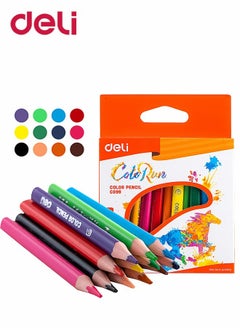 Buy 12-Colour Color Wooden Drawing Pencils Multicolour in Saudi Arabia