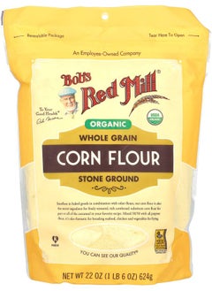 Buy Organic Whole Grain Corn Flour 22 oz (624 g) in UAE