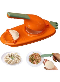 Buy Two-in-one Dumpling Machine New Kitchen Dumpling Tool Manual Dumpling Machine Mold Baking Pastry Handmade Artifact Pressure Dumpling Skin Mold in Saudi Arabia