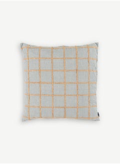 Buy Davey Linen & Jute Cushion Pastel Grey in UAE