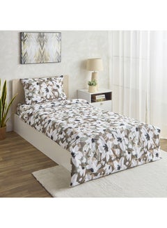 Buy Estonia Aurelia 2-Piece Printed Cotton Single Duvet Cover Set 200 x 135 cm in UAE