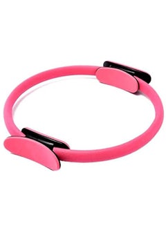 اشتري Yoga Pilates Ring Magic Wrap Slimming Body Building Training Circle (Pink) في الامارات
