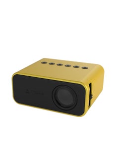 Buy Mini Video Projector, Portable Video Projector with Remote Control, Outdoor Movie Projector, 1080P HD Bluetooth Projector for Laptop TV Phone Tablet, Home Theater Entertainment(Yellow) in Saudi Arabia