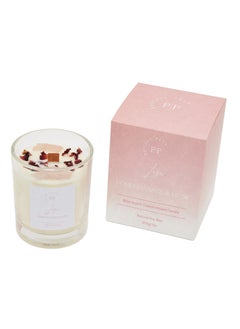 Buy Rose Quartz Crystal 'Love' Candle in UAE