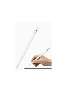 Buy Capacitive Digital Stylus Pen For iPad 9th Generation White in UAE