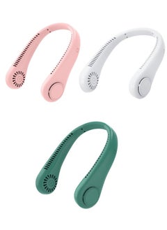 Buy Portable Headphone Design Mini Neck Fan 3 Speeds Hands Free Bladeless Fan Assorted in UAE