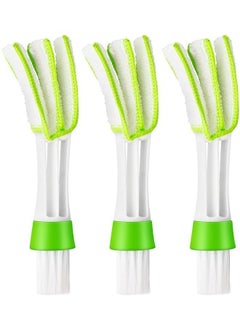 Buy 3-Piece Mini Cleaner Brush For Car Air Vent in UAE