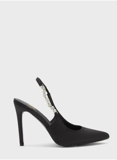 Buy Jewel-Link Slingback Stiletto Pumps in Saudi Arabia