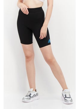 Buy Women Sportswear Fit Pull On Training Shorts, Black Combo in UAE