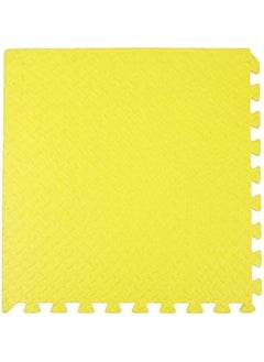 Buy RBW TOYS Interlock Foam Floor Mat 100cmx100cmx2.0cm Yellow Color Plain Exercise Puzzle Mat for Kids Activity in UAE