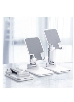 Buy Universal Multiangle Adjustable Retractable Desktop Phone Tablet Stand in UAE